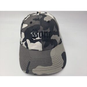 Bone Thugs-N-Harmony Camo Snapback Hat Cap Hip Hop Rap Music Gray Black White